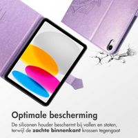 imoshion Mandala Bookcase Apple iPad 11 (2025) 11 inch A16 / iPad 10 (2022) 10.9 inch - Lila