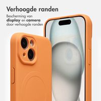imoshion Color Backcover met MagSafe Apple iPhone 15 - Neon Orange