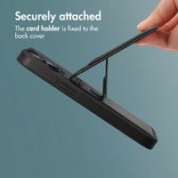 imoshion Back Cover with Card Holder and Stand Apple iPhone 13 - Black