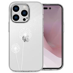 imoshion Design hoesje iPhone 14 Pro - Paardenbloem - Wit