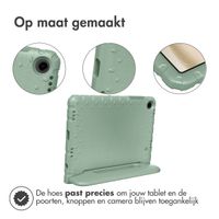 imoshion Kidsproof Backcover met handvat Samsung Galaxy Tab A9 Plus - Olijfgroen