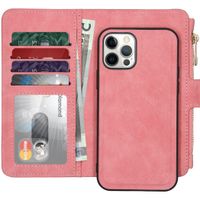 Luxe Portemonnee iPhone 12 (Pro) - Roze