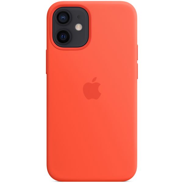 Apple Silicone Backcover MagSafe Apple iPhone 12 Mini - Electric Orange