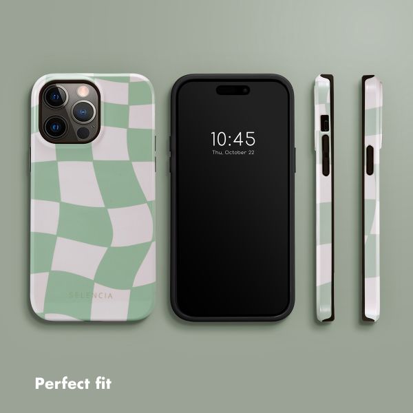 Selencia Vivid Back Cover Apple iPhone 14 Pro Max - Groovy Sage Green