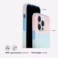Selencia Aurora Fashion Backcover Apple iPhone 15 Pro Max - Duurzaam hoesje - 100% gerecycled - Sky Sunset Multicolor
