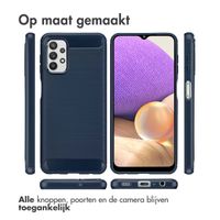 imoshion Brushed Backcover Samsung Galaxy A32 (5G) - Donkerblauw