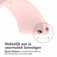 imoshion Siliconen sportbandje met gesp - Universeel 22 mm aansluiting - Roze