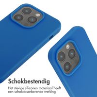 imoshion Siliconen hoesje met koord iPhone 14 Pro - Blauw