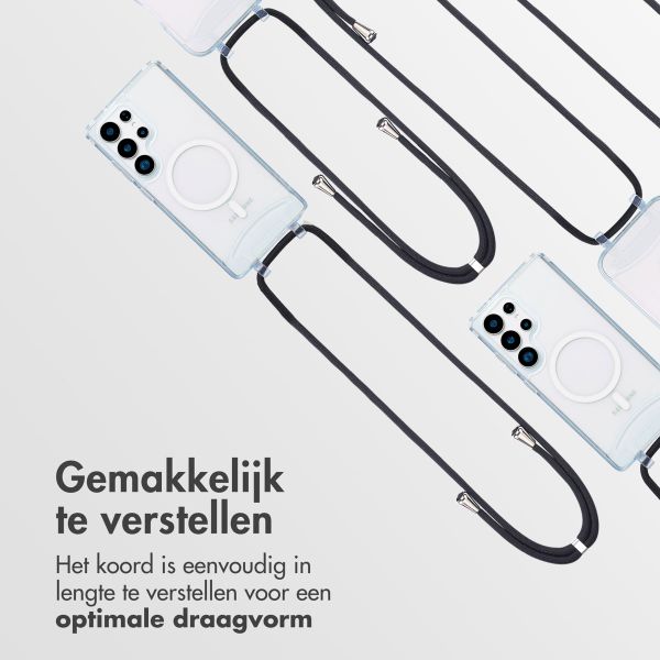 imoshion MagSafe Backcover met afneembaar koord Samsung Galaxy S24 Ultra / S25 Ultra - Transparant