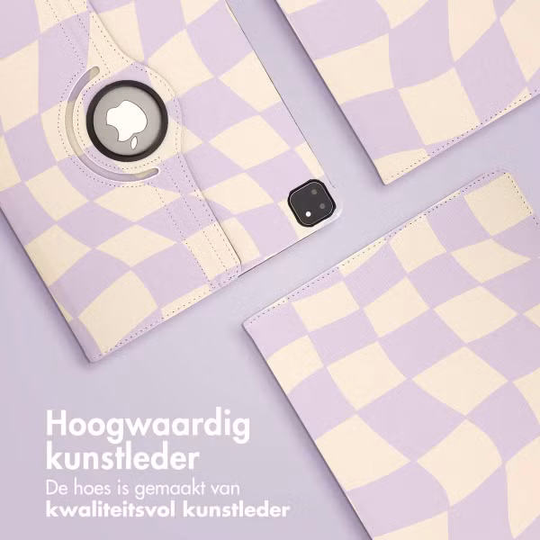 imoshion 360° Draaibare Design Bookcase Apple iPad Air 13 inch (2025) M3 / (2024) M2 - Dancing Cubes