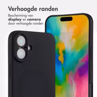 imoshion Color Backcover met MagSafe Apple iPhone 16 Plus - Zwart