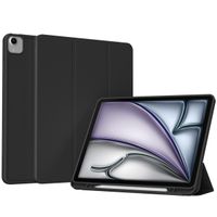 Accezz Smart Silicone Bookcase Apple iPad Air 13 inch (2025) M3 / (2024) M2 - Zwart