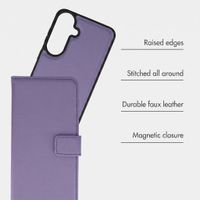imoshion Detachable 2-in-1 Luxury Bookcase Samsung Galaxy S26 FE - Purple