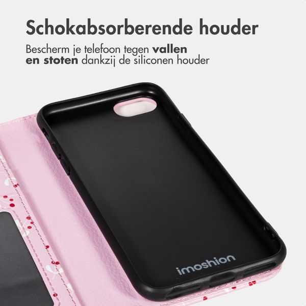 imoshion Design Bookcase Apple iPhone SE (2022 / 2020) / 8 / 7 / 6(s) - Blush Berries