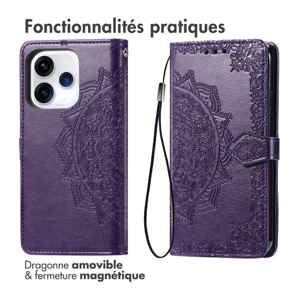imoshion Mandala Bookcase Oppo Reno15 (5G) - Paars
