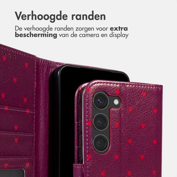 imoshion Design Bookcase Samsung Galaxy S23 - Crush Check Coral Dust