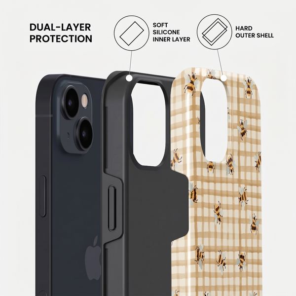 Burga Tough Back Cover with MagSafe Apple iPhone 15 - Honeycomb