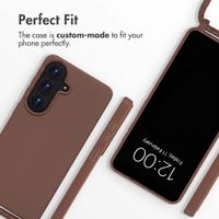 imoshion Silicone Case with Strap Samsung Galaxy S26 - Brown