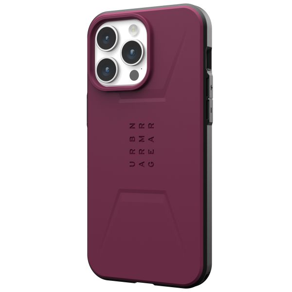 UAG Civilian Backcover MagSafe Apple iPhone 15 Pro Max - Bordeaux