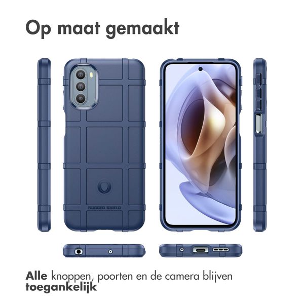 imoshion Rugged Shield Backcover Motorola Moto G31 / G41 - Donkerblauw