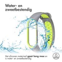 imoshion Siliconen sport bandje Xiaomi Mi Band 3 / 4 - Grijs / Lime