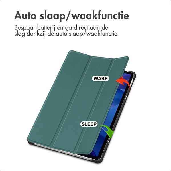 imoshion Trifold Bookcase Xiaomi Redmi Pad 2 - Donkergroen