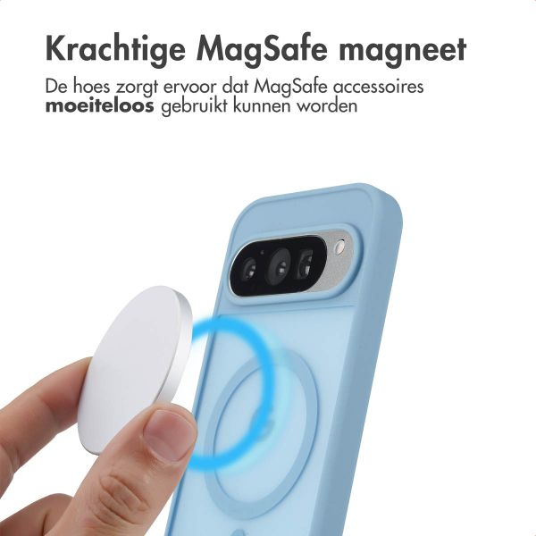 imoshion Color Guard Backcover met MagSafe Google Pixel 9 / 9 Pro - Lichtblauw