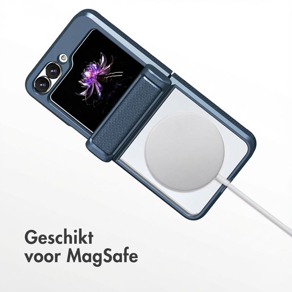 imoshion Rugged Backcover met MagSafe Samsung Galaxy Z Flip 6 - Donkerblauw
