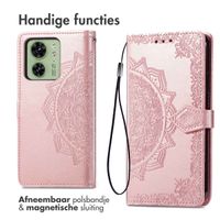 imoshion Mandala Bookcase Motorola Edge 40 - Rosé Goud