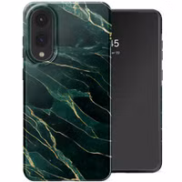 Selencia Vivid Backcover Samsung Galaxy S25 Edge - Chic Marble Quartz