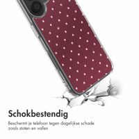 imoshion Design hoesje Apple iPhone 17 - Polka Dot Bordeaux