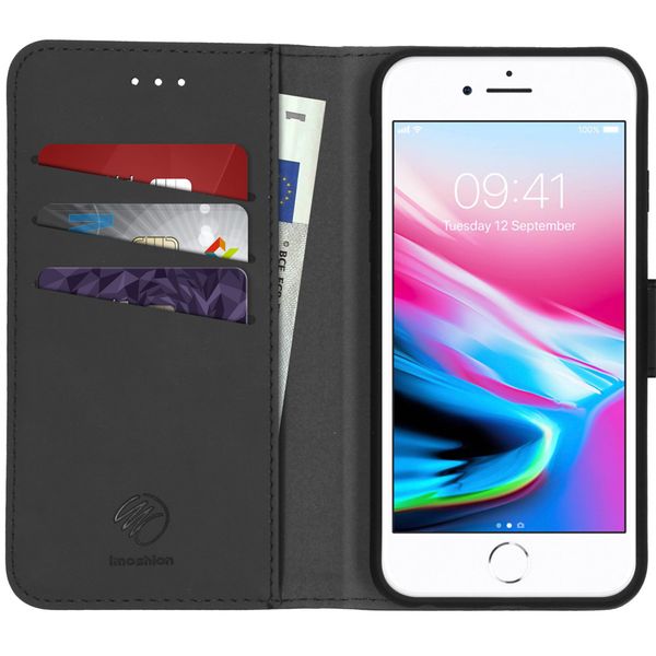 imoshion Uitneembare 2-in-1 Luxe Bookcase Apple iPhone SE (2020/2022) / 8 / 7 - Zwart