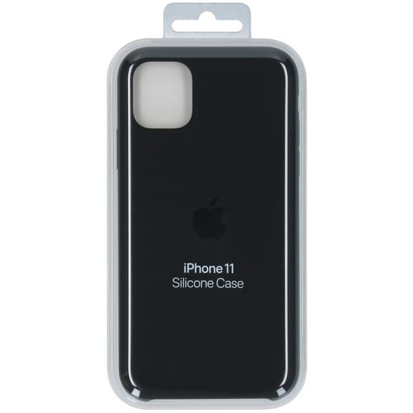 Apple Silicone Backcover Apple iPhone 11 - Zwart