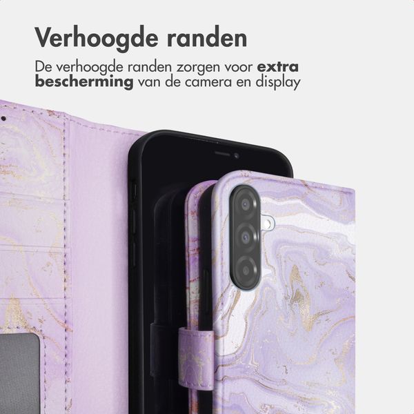 imoshion Design Bookcase Samsung Galaxy A26 - Purple Marble