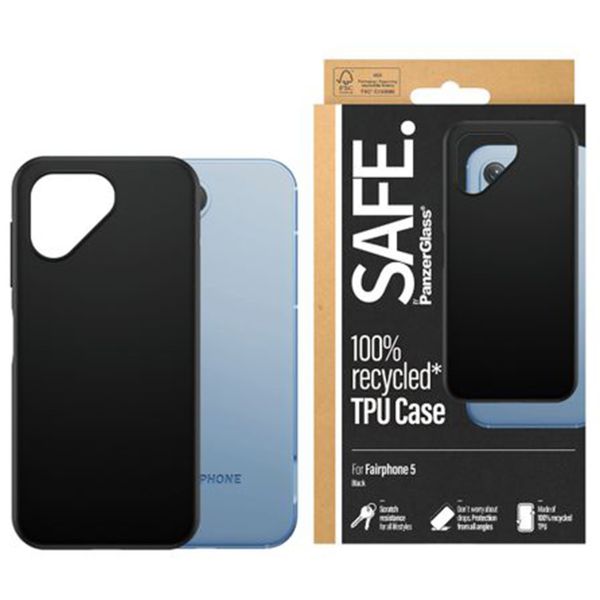 SAFE by PanzerGlass SAFE TPU Clear Case Fairphone 5 - Zwart