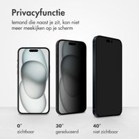 Accezz Gehard Glas Privacy Screenprotector Apple iPhone 14 Pro / 15 / 16