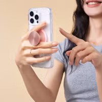 PopSockets PopGrip MagSafe Round - Aluminum Dusty Rose