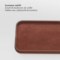 Selencia Olyn Uitneembare Bookcase met MagSafe Apple iPhone 14 / 13 - Bruin