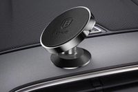 Baseus Leather Magnetic Car Mount - Telefoonhouder auto - Dashboard - Magnetisch - Zwart