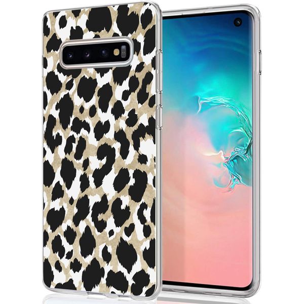 imoshion Design hoesje Samsung Galaxy S10 - Luipaard / Zwart