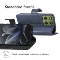 imoshion Luxe Bookcase Motorola Edge 70 - Donkerblauw