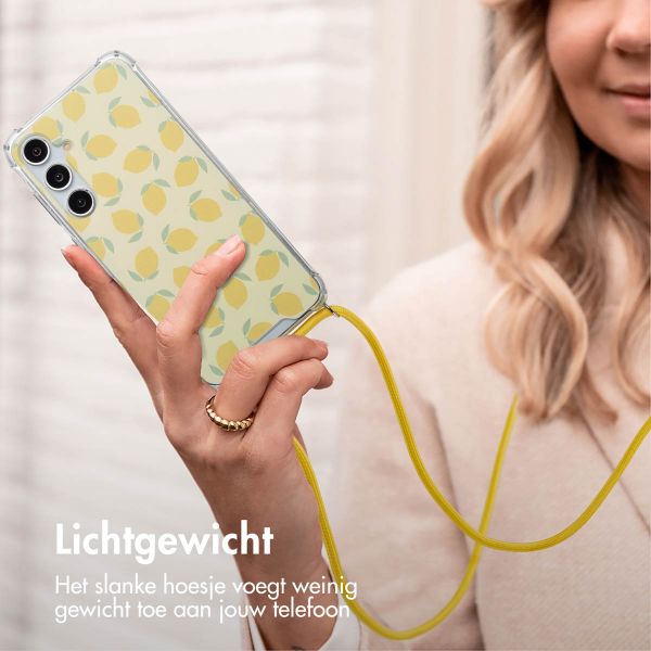 imoshion Design hoesje met koord Samsung Galaxy A55 - Citrus Dream