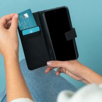 imoshion Luxe Canvas Bookcase Samsung Galaxy A52(s) (5G/4G) - Zwart