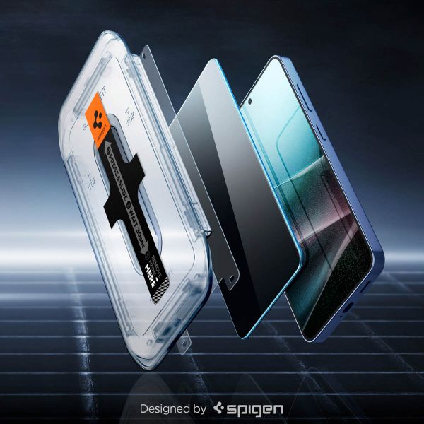 Spigen GLAStR Privacy EZ Fit Screenprotector + Applicator Samsung Galaxy S24 Plus / S25 Plus