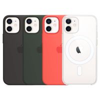 Apple Apple Silicone Backcover MagSafe 4-pack Apple iPhone 12 Mini - Meerkleurig