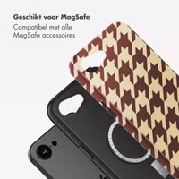 Selencia Vivid Backcover met MagSafe Apple iPhone 16e - Pied-de-Poule