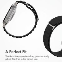 Accezz Nylon Alpine Band Samsung Galaxy Watch 9 (40/44mm) / Watch 8 (40/44mm) / Classic (46mm) - Black