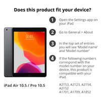 Apple Leather Sleeve Apple iPad 9 (2021) 10.2 / iPad 8 (2020) 10.2 / iPad 7 (2019) 10.2 / Air 3 (2019) / Pro 10.5 (2017) - Midnight Blue