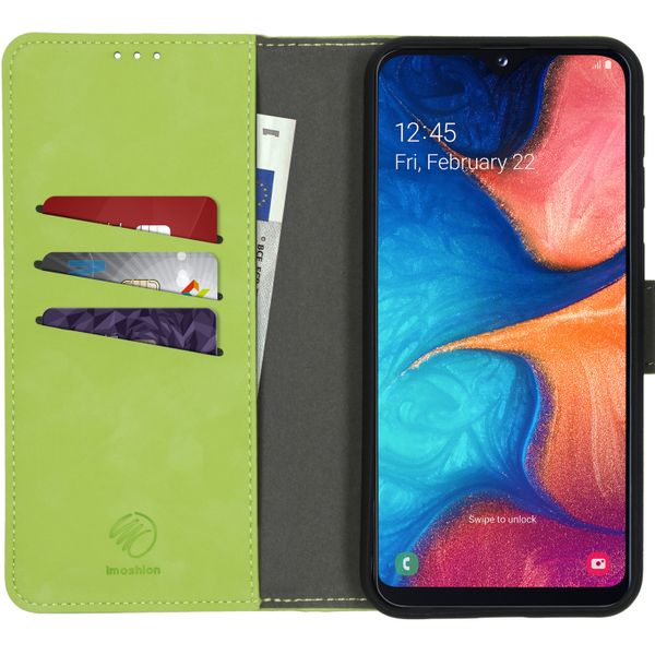 imoshion Uitneembare 2-in-1 Luxe Bookcase Samsung Galaxy A20e - Groen