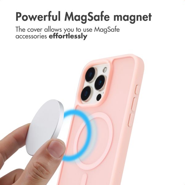 imoshion Colour Guard Back Cover with MagSafe Apple iPhone 15 Pro Max - Light Pink